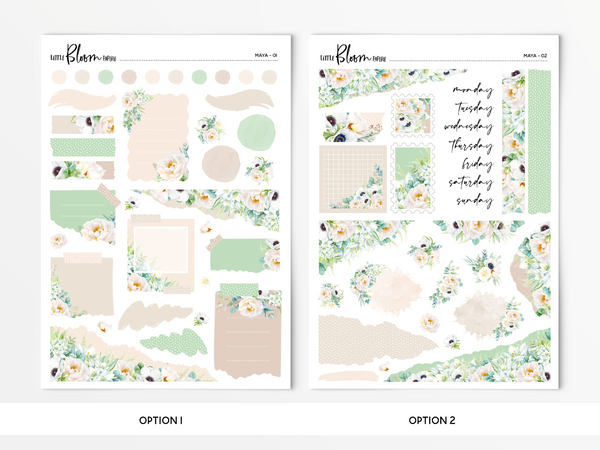 Journaling stickers  | Maya