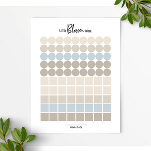 Simple dots and squares