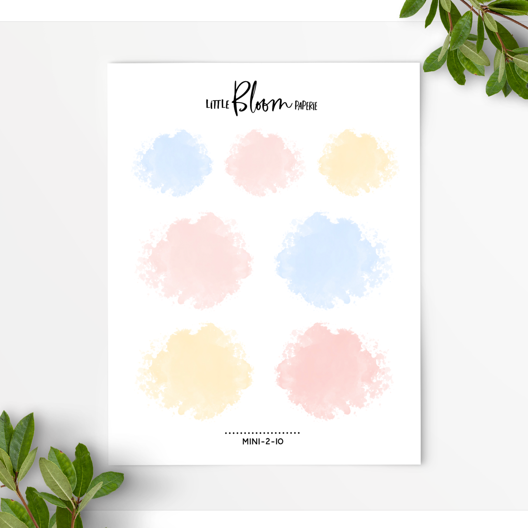 Watercolour Splashes