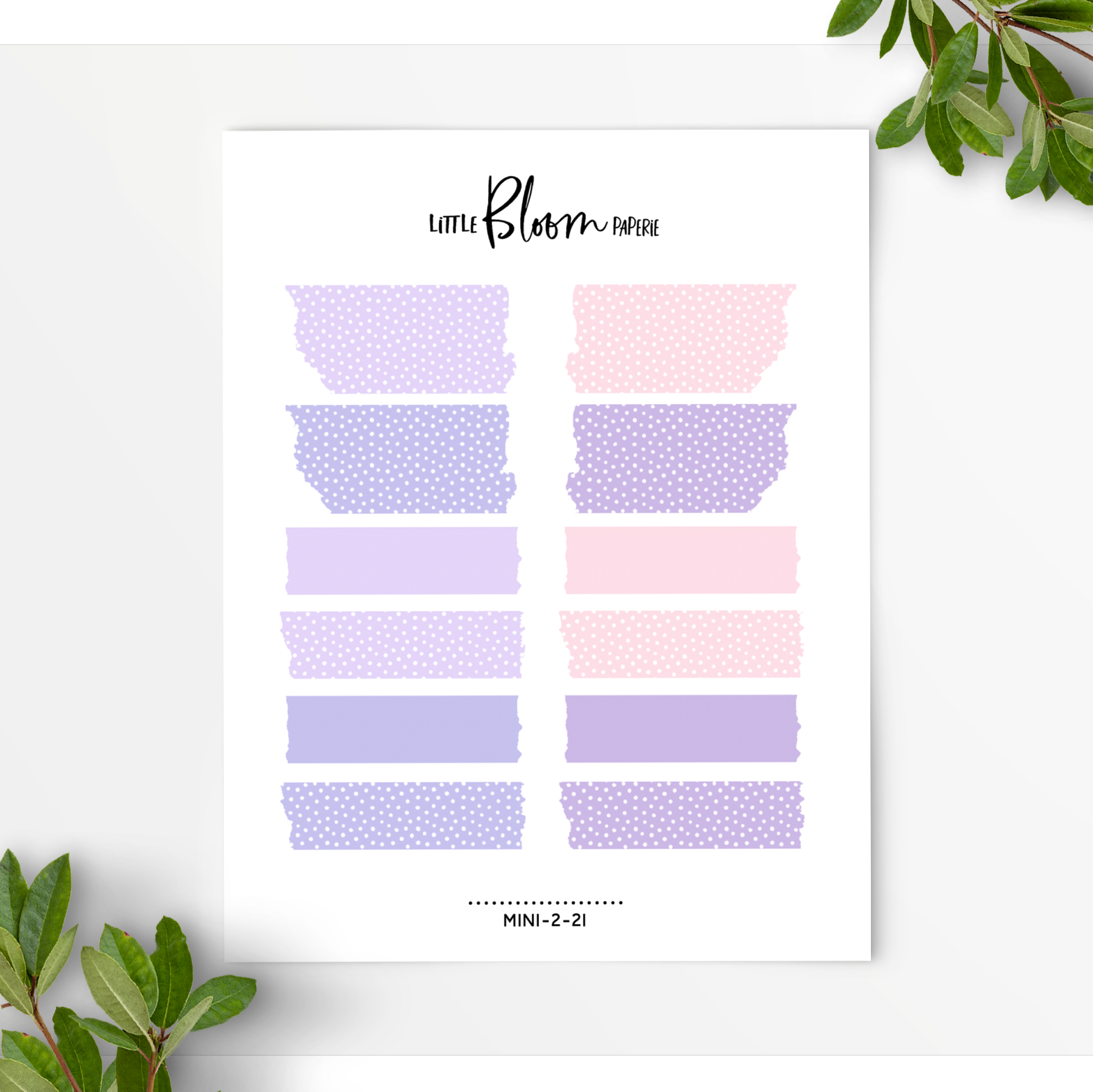 Layering Washi