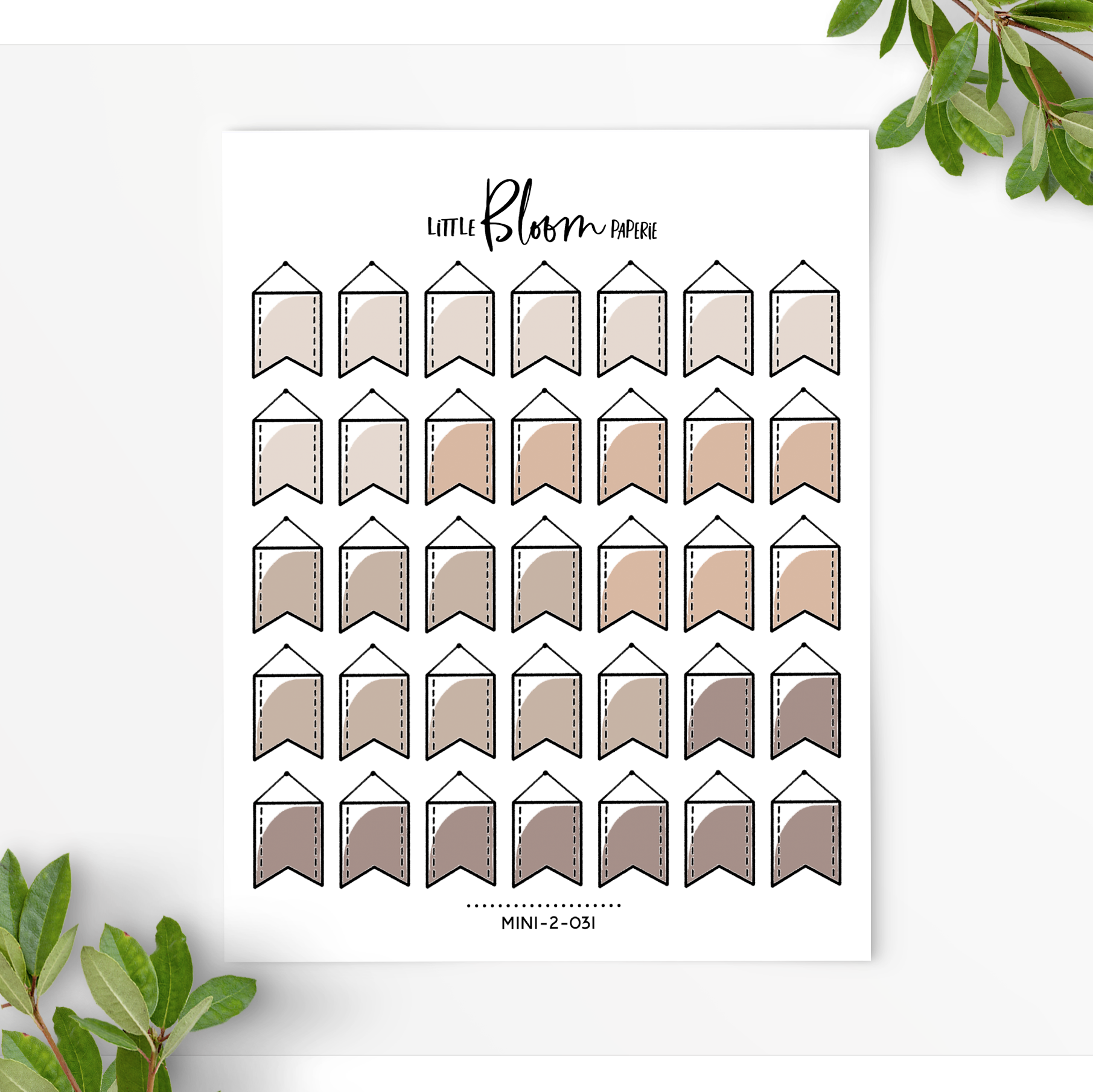 Hanging date banners