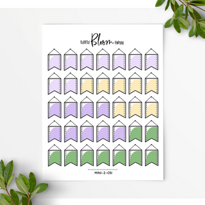 Hanging date banners