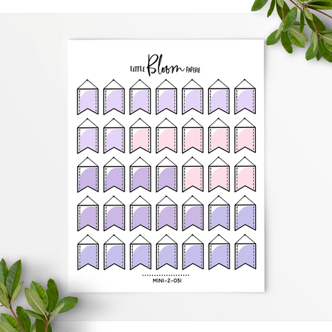 Hanging date banners