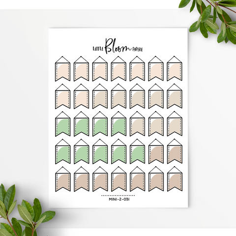 Hanging date banners