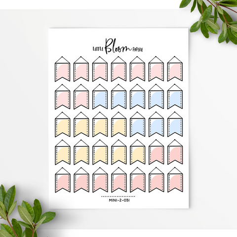 Hanging date banners