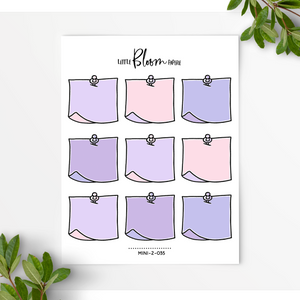 Post It Notes with a Pin | Large