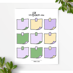 Post It Notes with a Washi Strip | Large