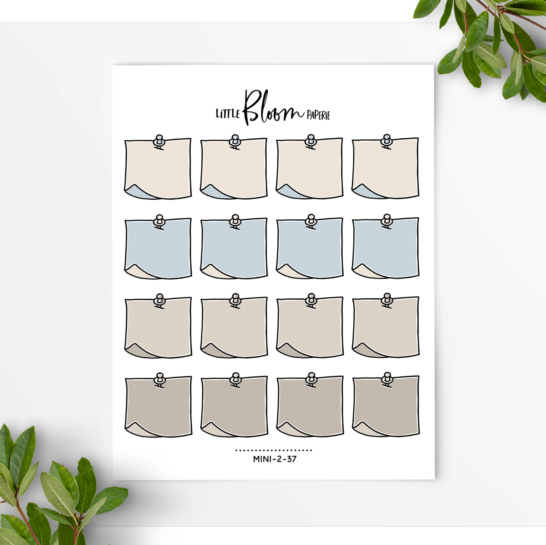 Post It Notes with a Pin | Small