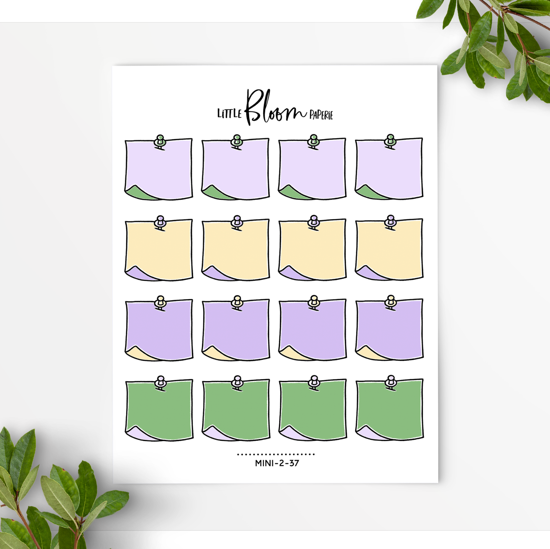 Post It Notes with a Pin | Small