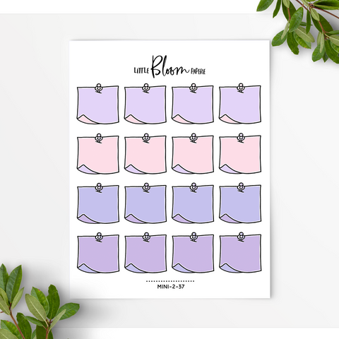 Post It Notes with a Pin | Small