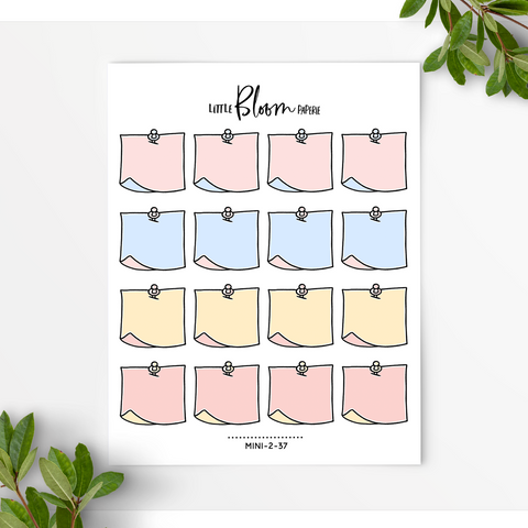 Post It Notes with a Pin | Small
