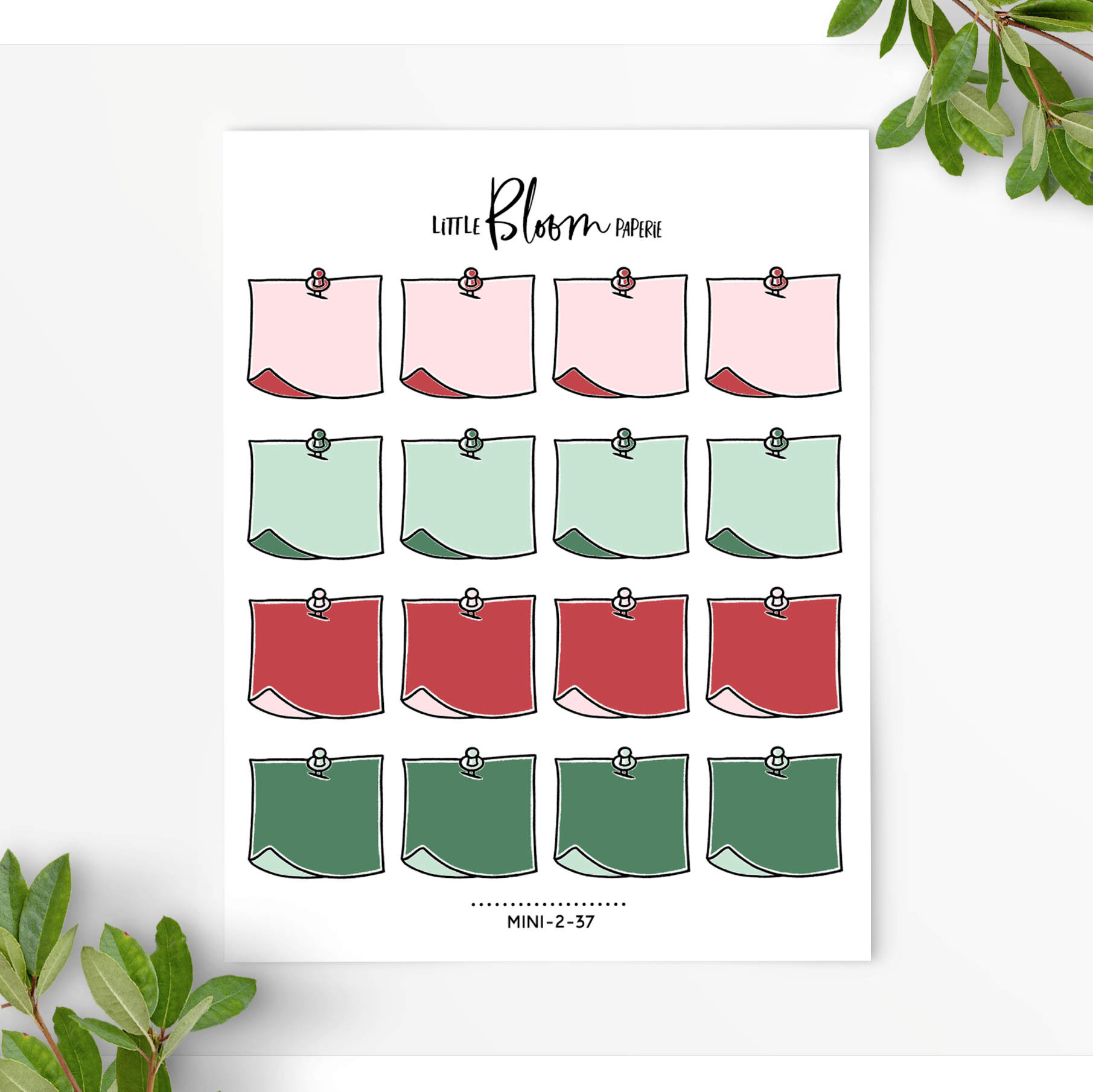 Small Post Notes Complete Post It Notes with a Pin | Small – LittleBloomPaperie