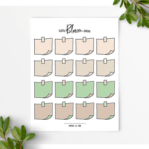 Post It Notes with a Washi Strip | Small