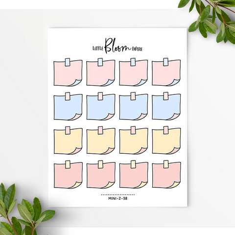 Post It Notes with a Washi Strip | Small