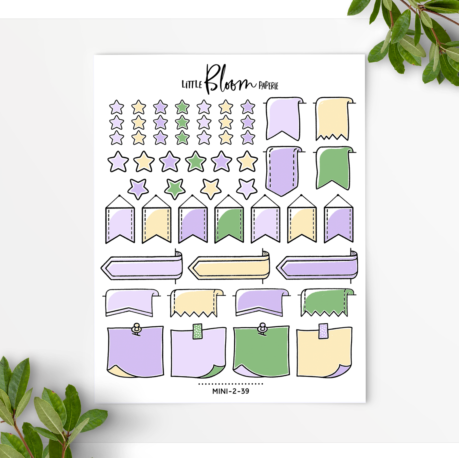 Mixed Functional BUJO stickers | smaller version