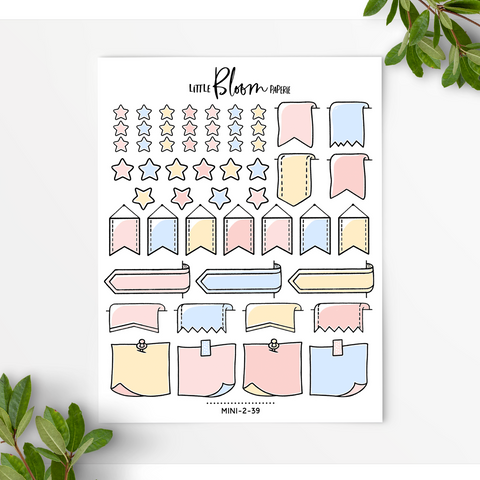 Mixed Functional BUJO stickers | smaller version