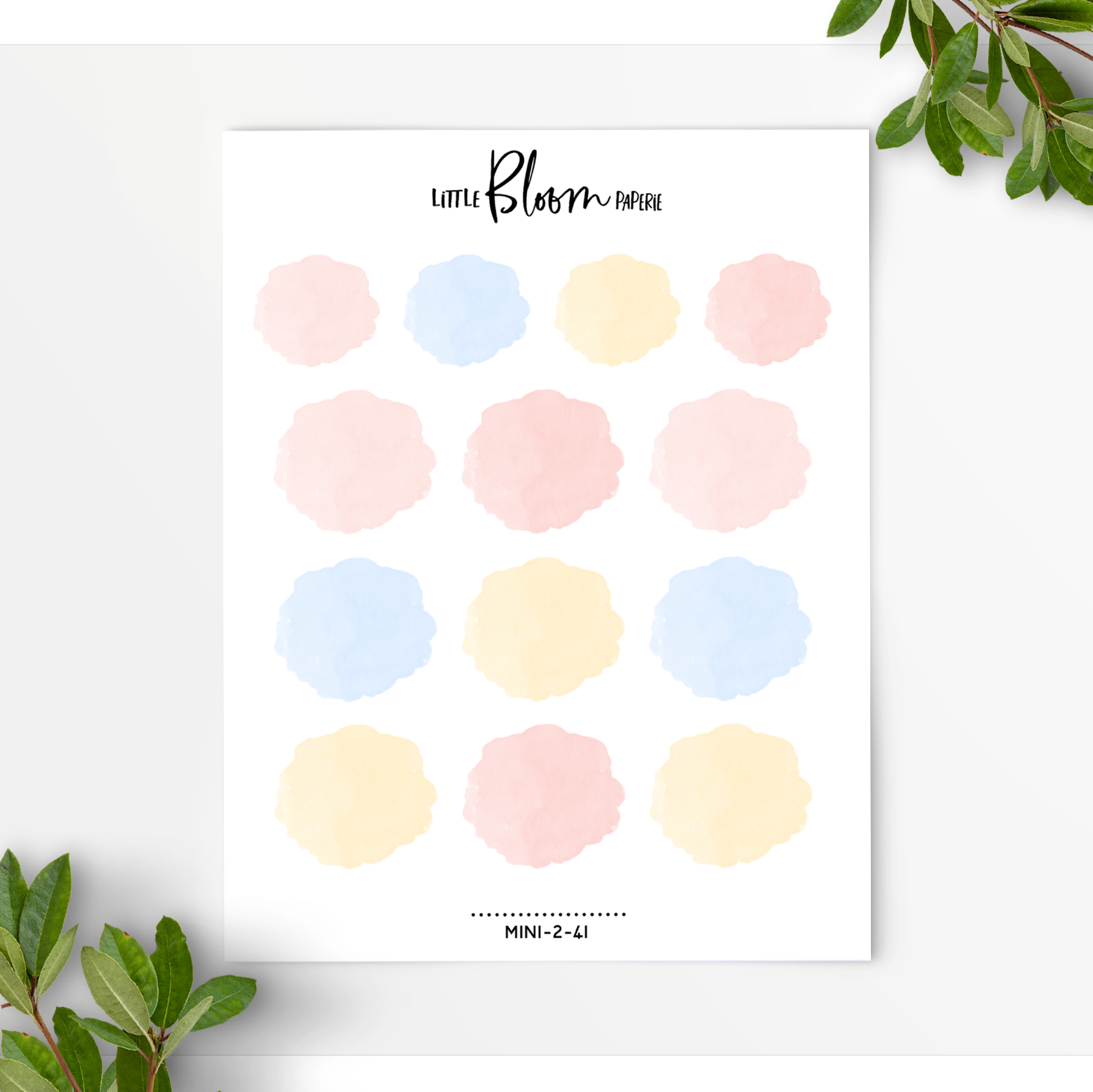 Small Watercolour clouds