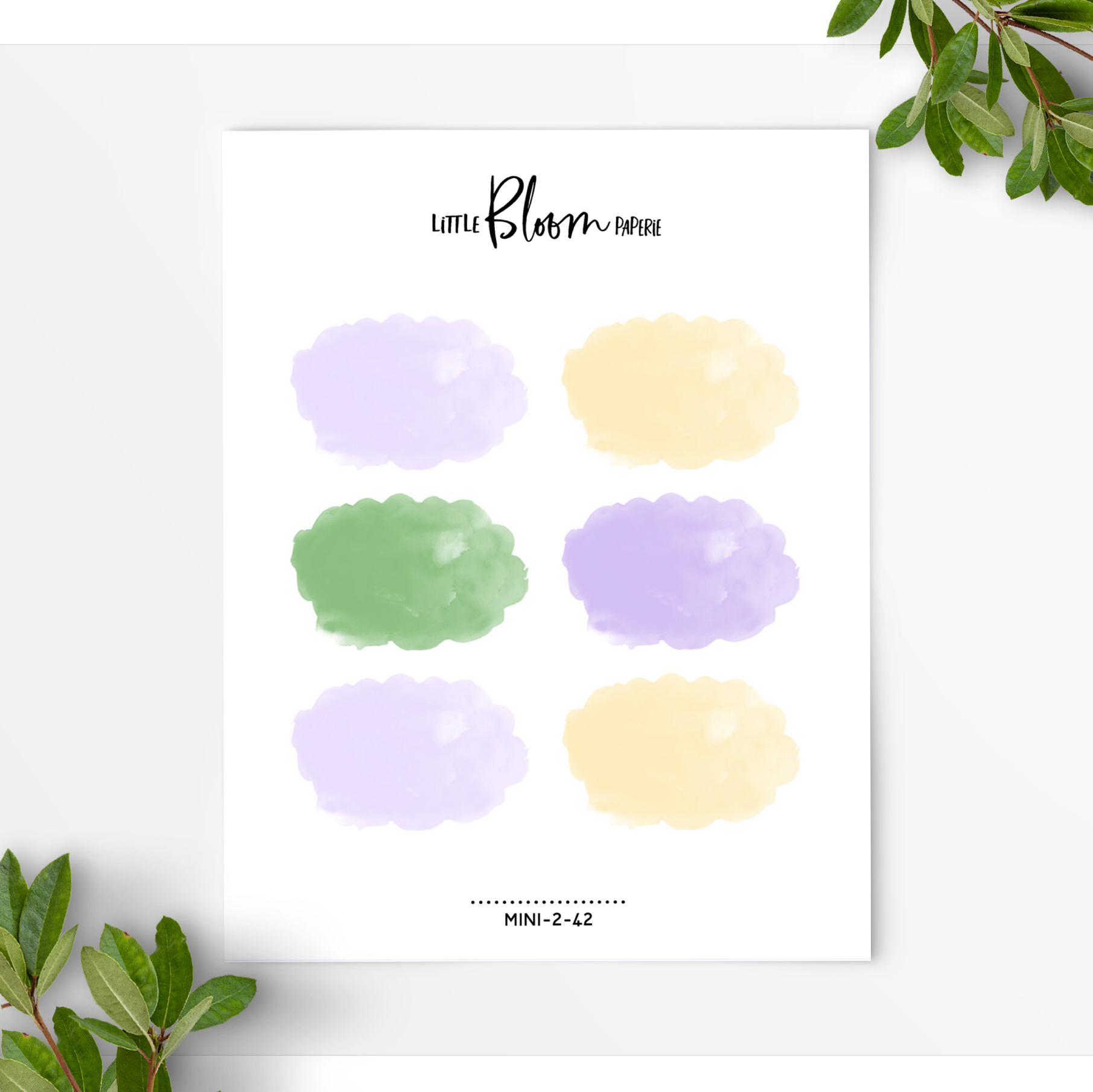 Watercolour clouds