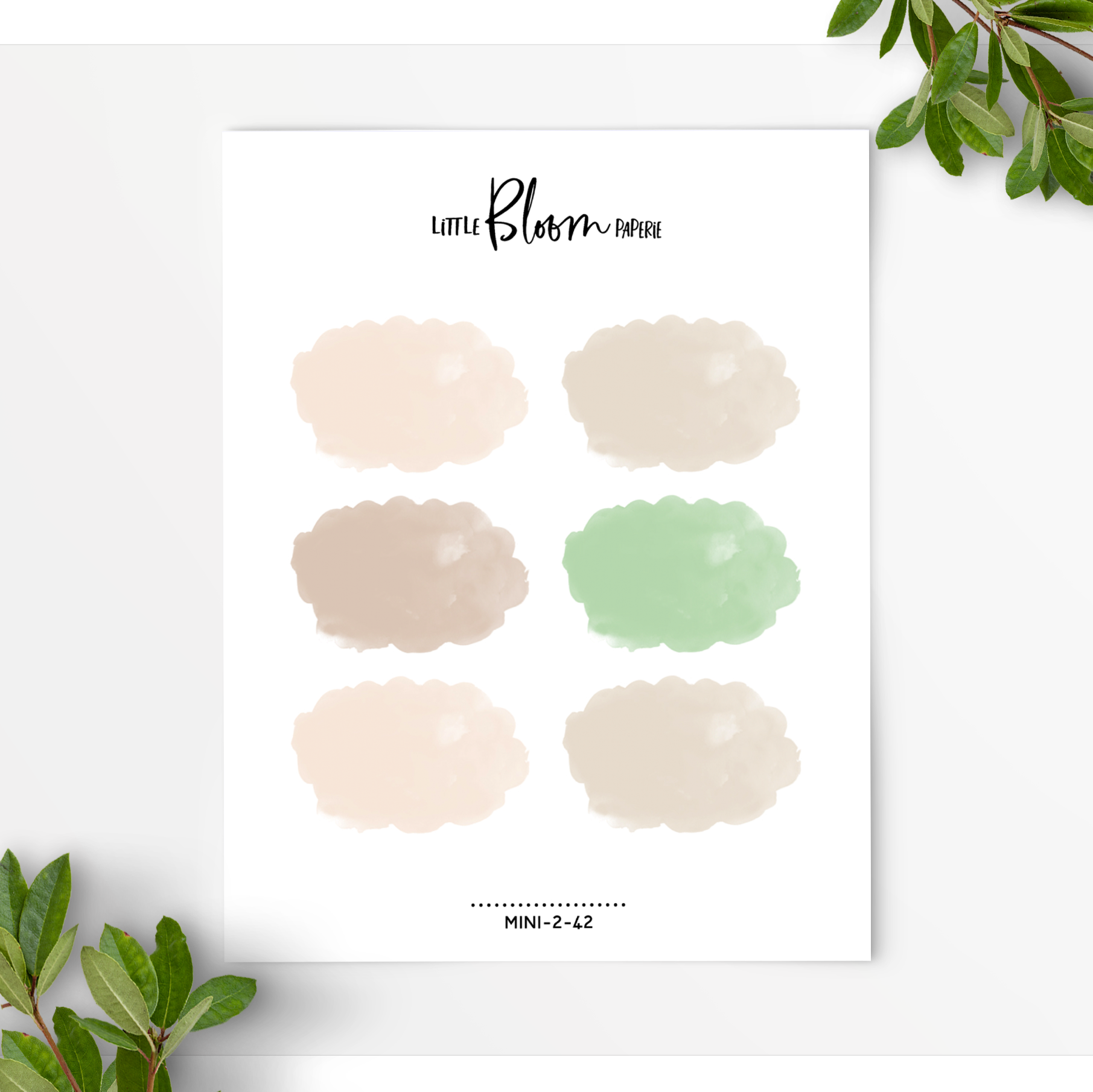 Watercolour clouds