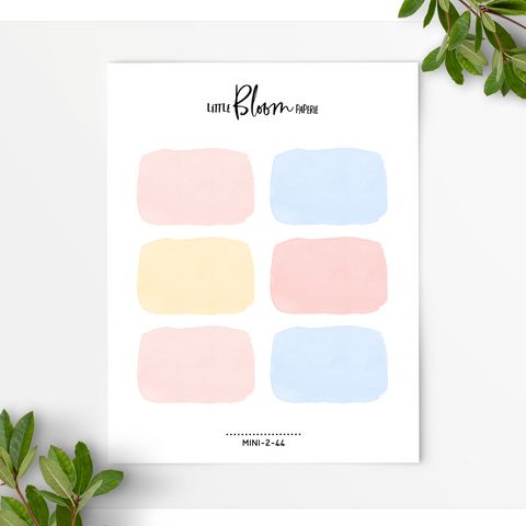 Watercolour boxes