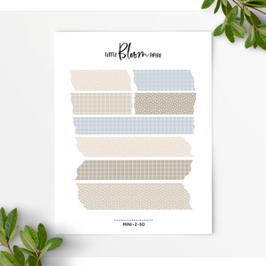 Layering washi | no white edge