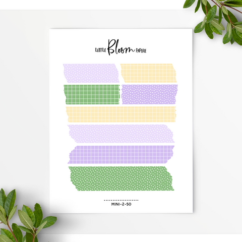 Layering washi | no white edge