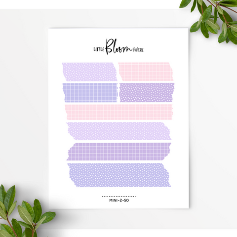 Layering washi | no white edge