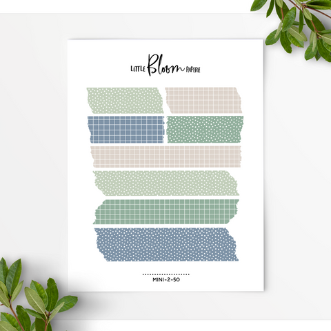 Layering washi | no white edge