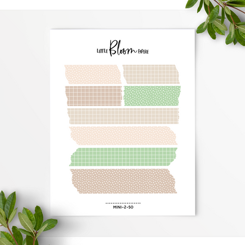 Layering washi | no white edge