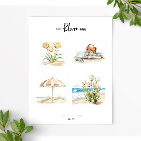 Summer Neutrals 01 | Journaling Deco