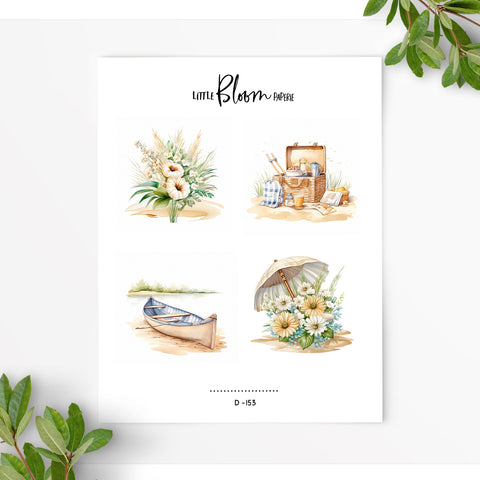 Summer Neutrals 03 | Journaling Deco