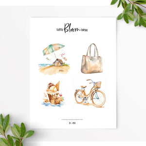Summer Neutrals 05 | Journaling Deco