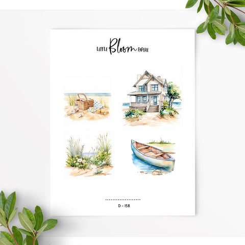 Summer Neutrals 08 | Journaling Deco