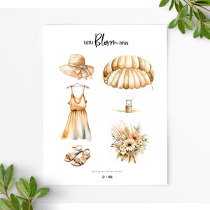 Summer Neutrals 16 | Journaling Deco