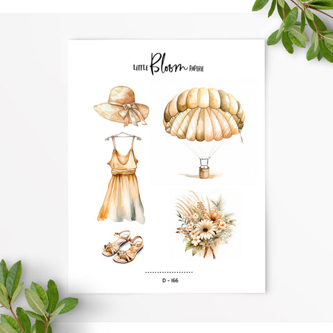 Summer Neutrals 16 | Journaling Deco
