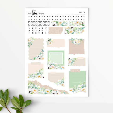Maya Simple Daily Planner Sheet