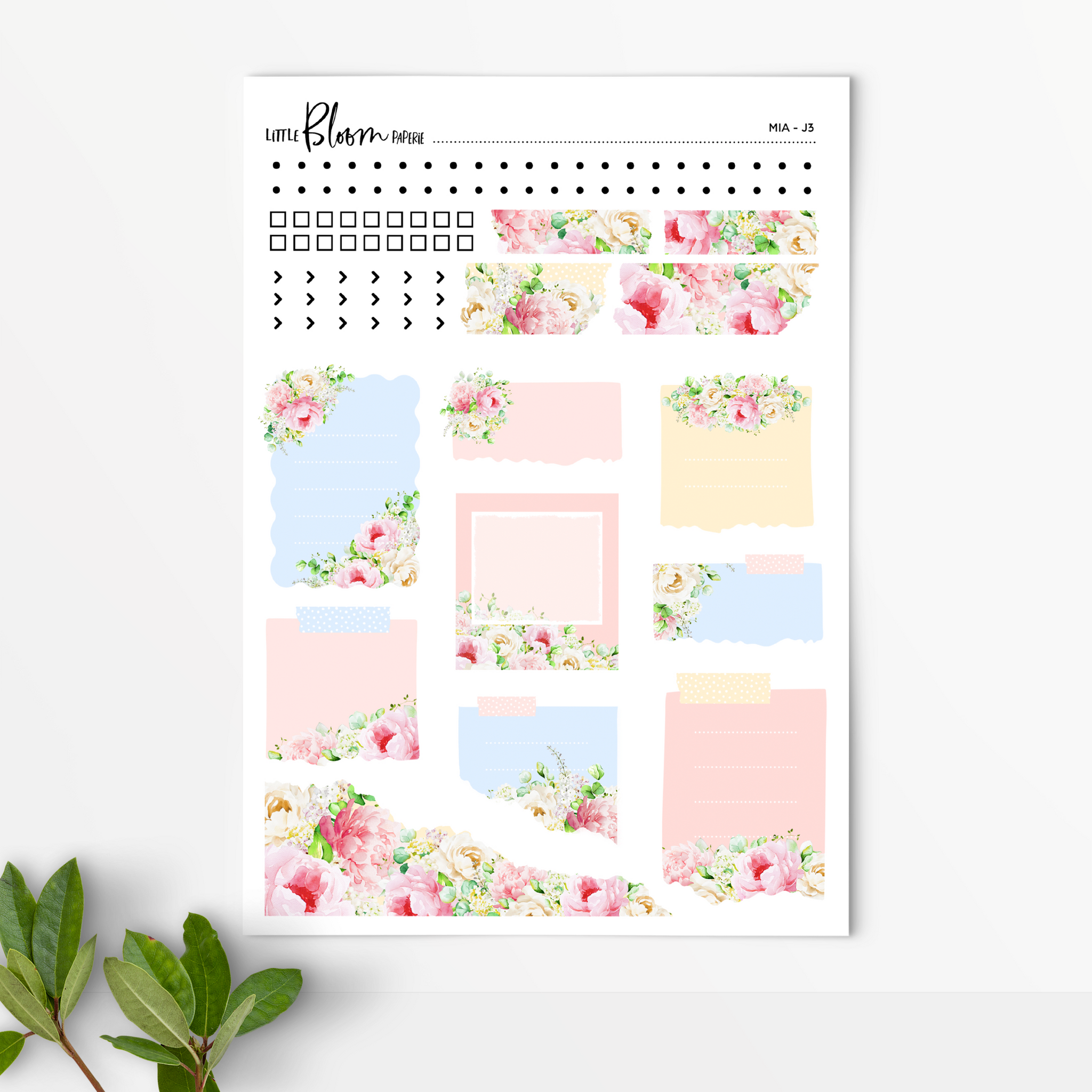 Mia Simple Daily Planner Sheet