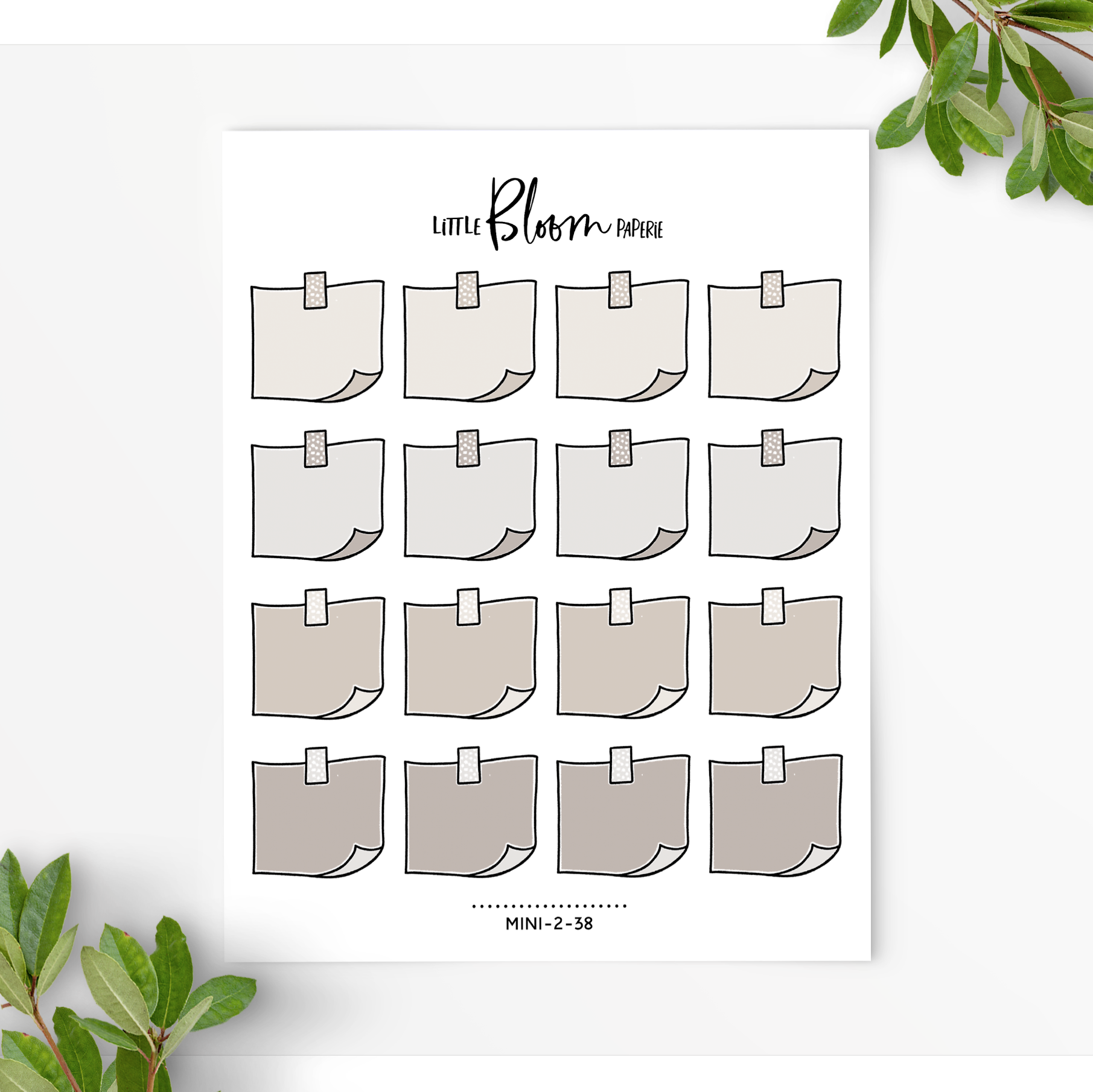 Small Post Notes Complete Post It Notes with a Washi Strip | Small – LittleBloomPaperie