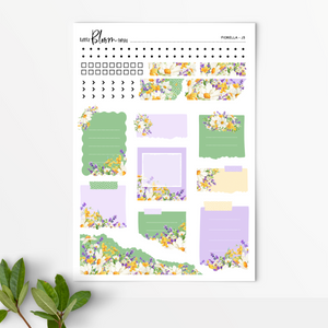 Fiorella Simple Daily Planner Sheet