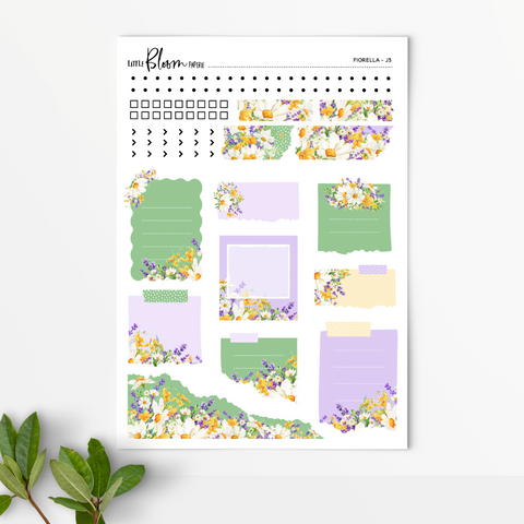 Fiorella Simple Daily Planner Sheet