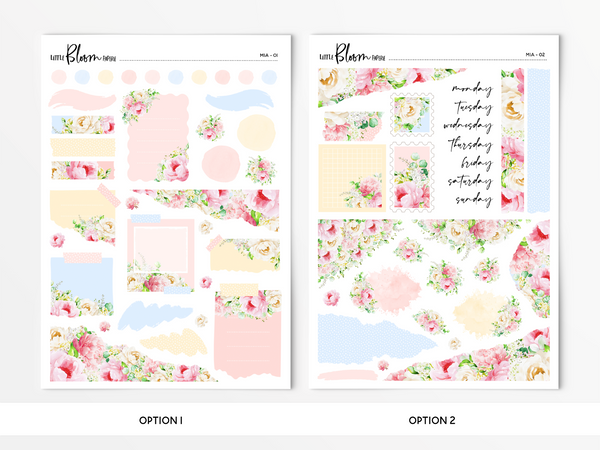 Journaling stickers  | Mia