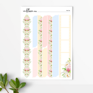 Mia Floral Trims/Washi/Polaroid strip