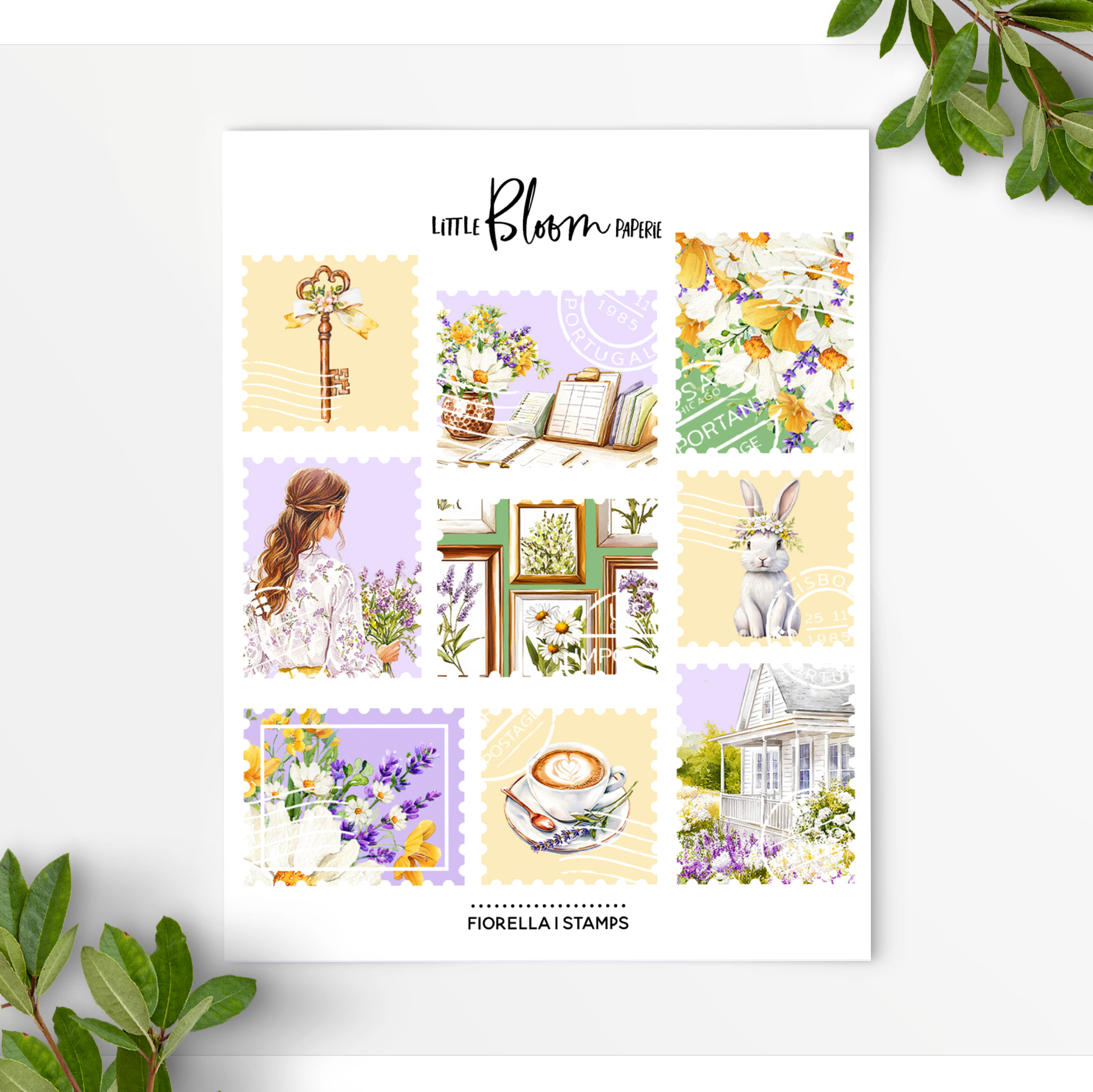 Fiorella V1 decorative stamps