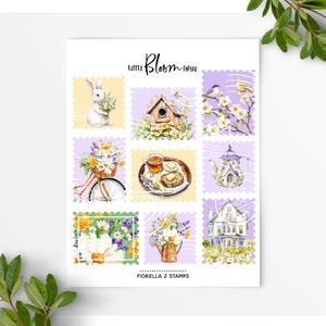 Fiorella V2 decorative stamps