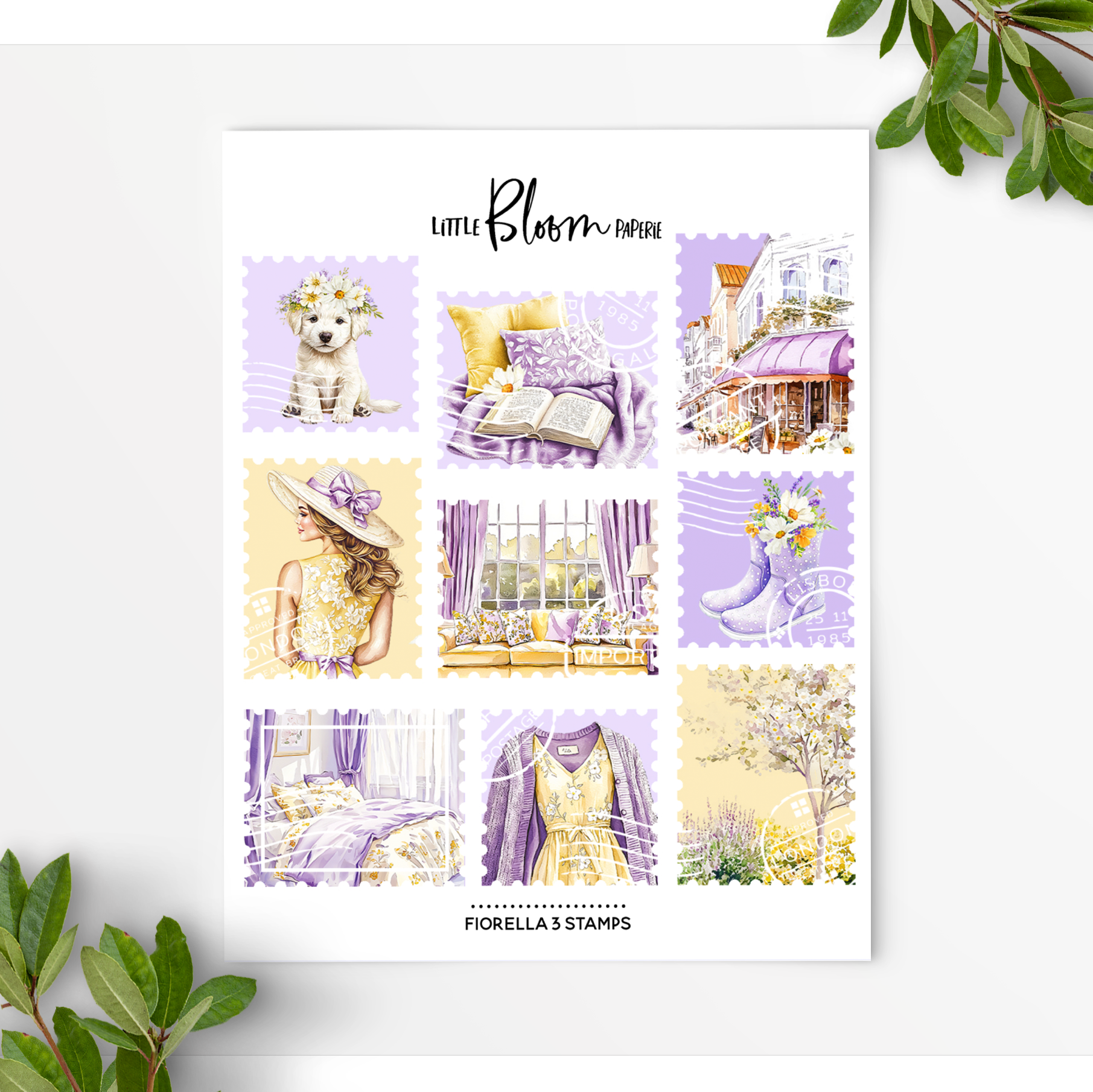 Fiorella V3 decorative stamps