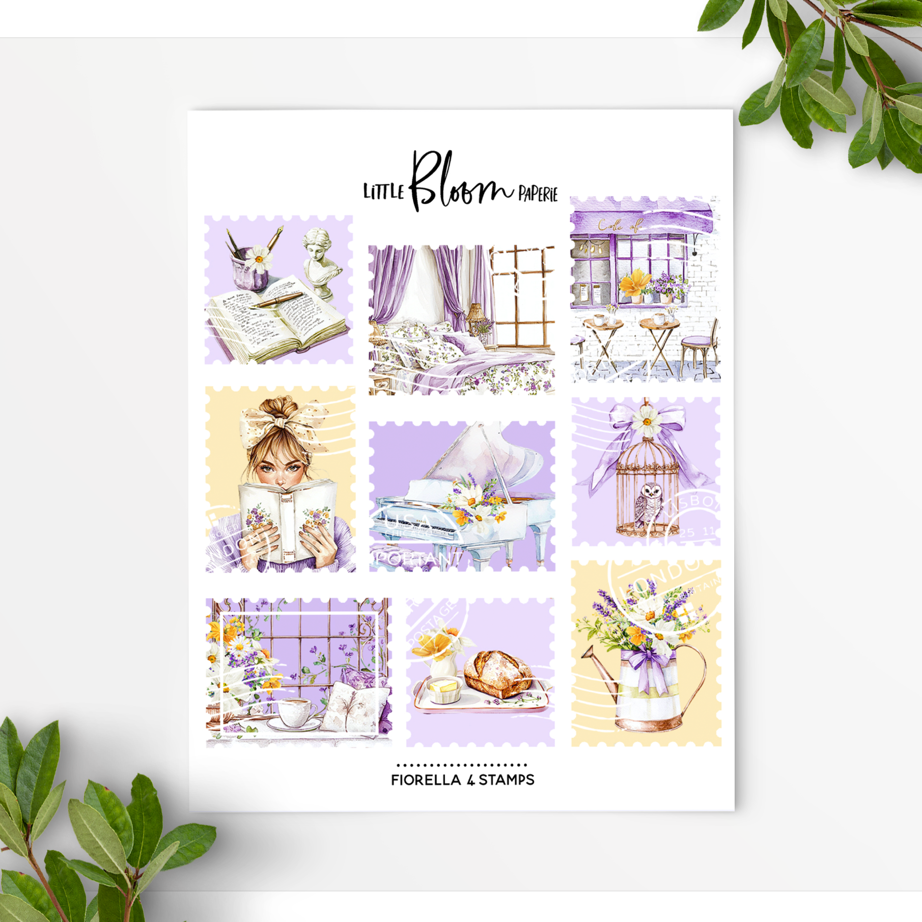 Fiorella V4 decorative stamps