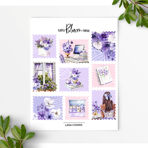 Lana V1 decorative stamp