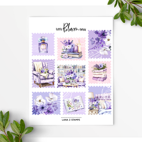 Lana V2 decorative stamp