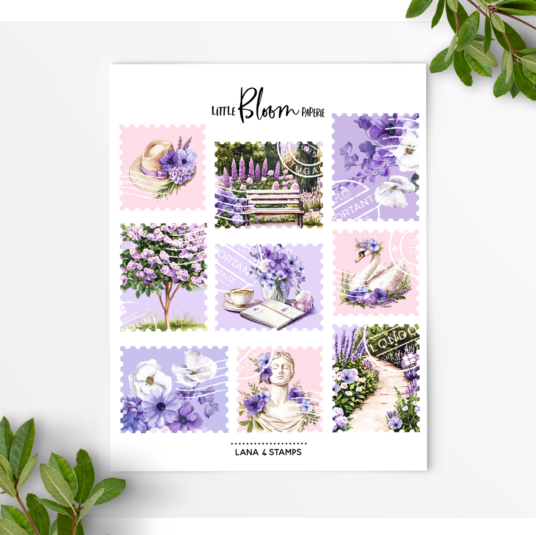 Lana V4 decorative stamp
