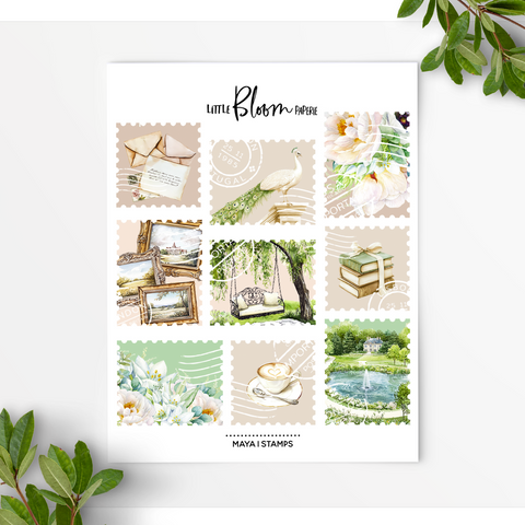 Maya V1 decorative stamp